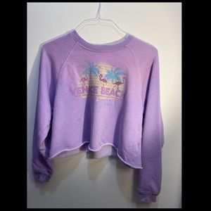 Forever 21 Venice cropped sweatshirt